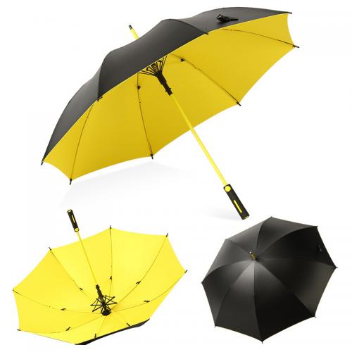 27 Inch Colored Fiberglass Windproof Automatic Open Waterproof UV Protection Golf Umbrella With Logo