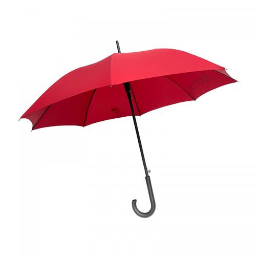 23 inch Automatic Open Straight Stick Umbrella With Wood Handle