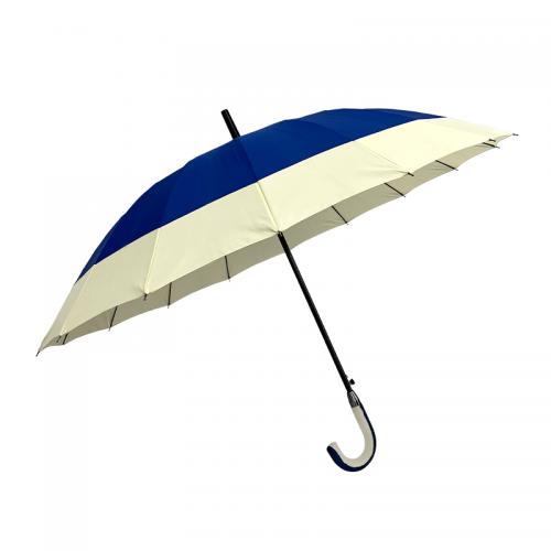 25 inch 16 ribs automatic curved eva handle straight umbrella