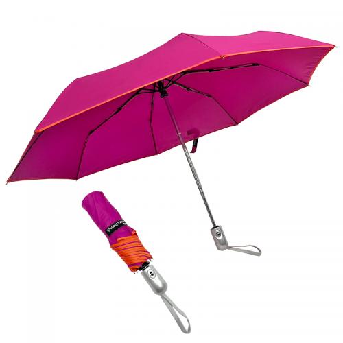 Custom Logo Promotion Gift Windproof Foldable Portable Travel 3 Folding Fully Automatic Umbrella