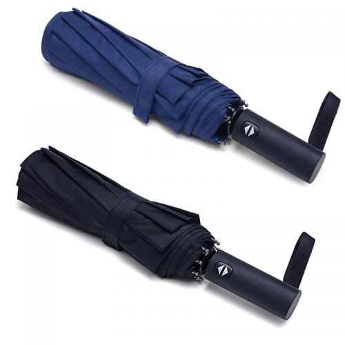 Wholesale Travel Windproof Automatic Portable Waterproof 3 Fold 10 Ribs Compact Folding Umbrellas