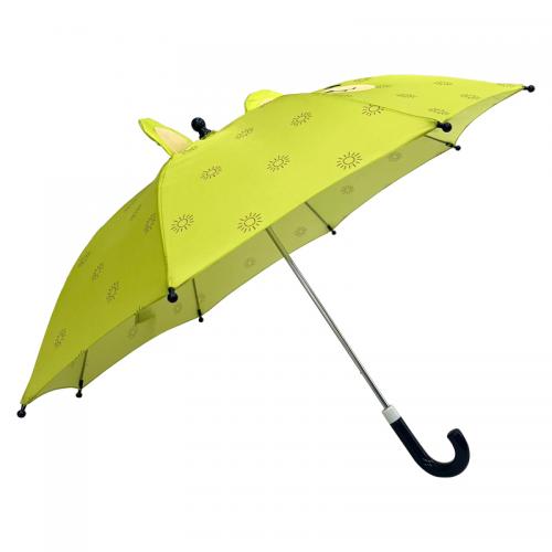 Lovely Ear Umbrella Kids Creative Children Manual Open Straight Umbrella For Kids